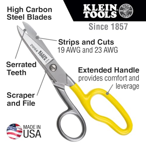 Klein Tools Cisaille multifonctionnelle à chute libre, professionnels, travaux de réparation auto