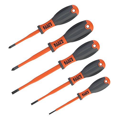 Klein Tools - Tournevise isolé VDE 5pcsLot ergonomiques Orange VDE